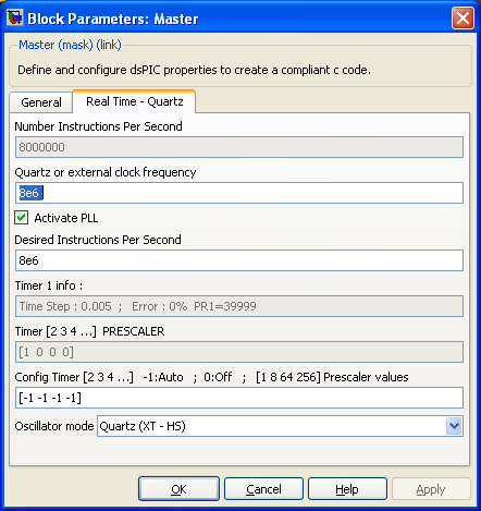 Dialog Box of C32 PIC