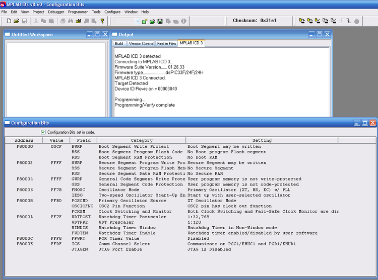 Configuration Bits